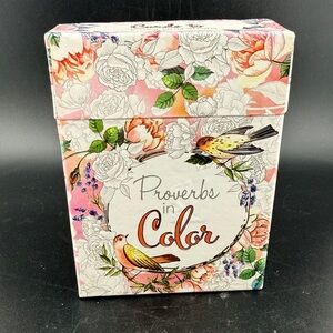 NEW Proverbs in Color Cards to Color and Share  Beautiful